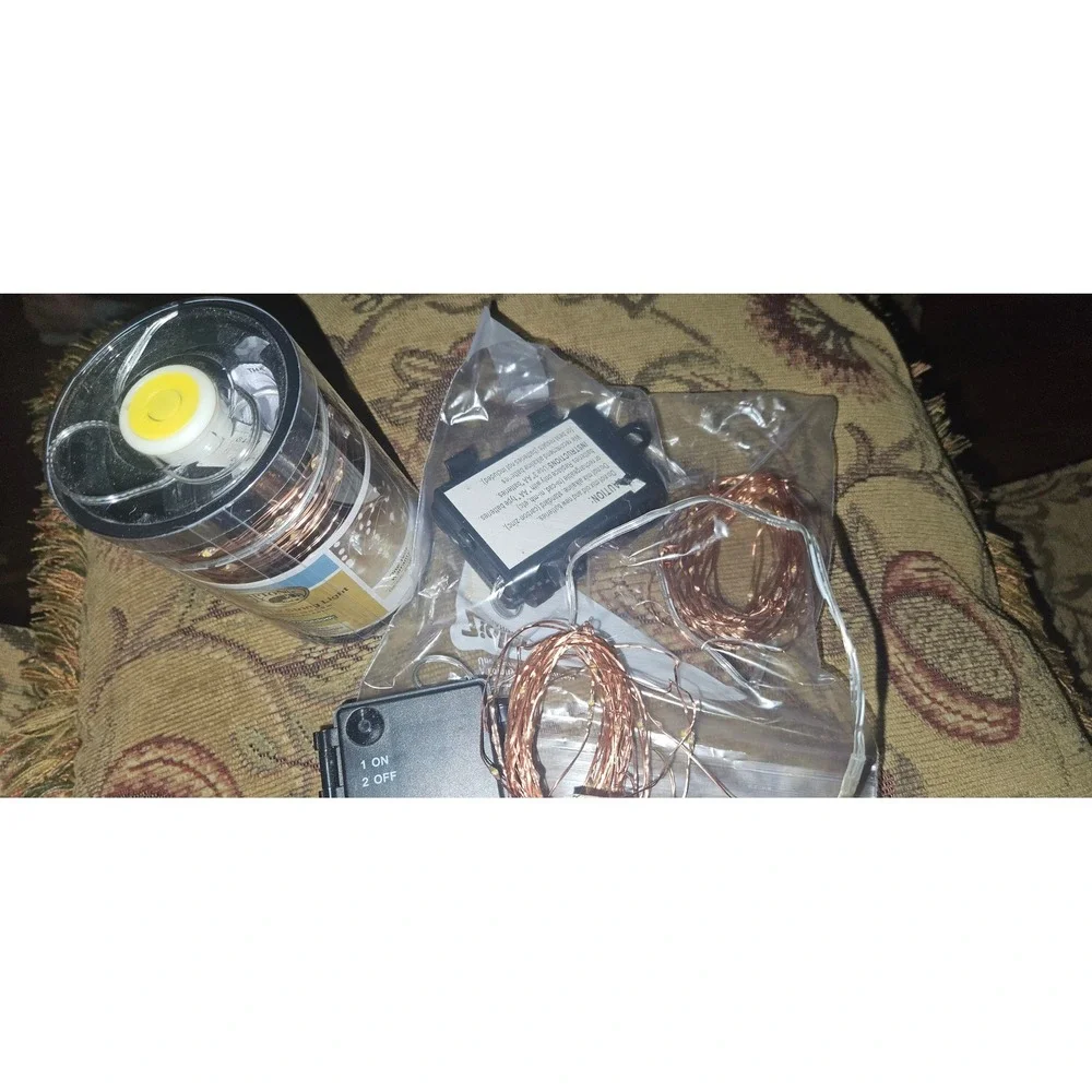 Hampton Bay LED Copper String Light 16 ft Indoor Outdoor Decoration